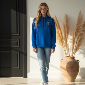 Nike therma-fit blue hoodie xl